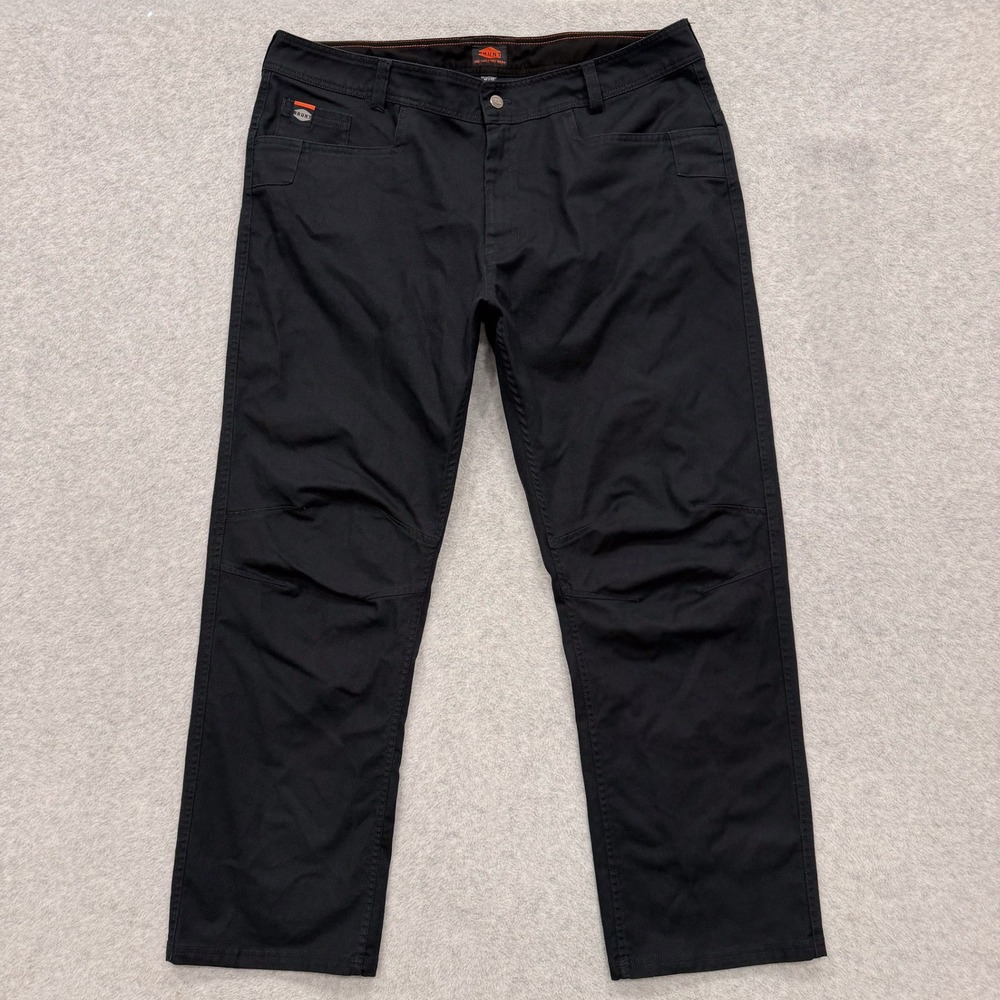 Brunt Pants Mens 40x32 (40x30) Black Canvas Work